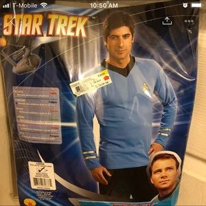 Start Trek Long Sleeves Shirt size medium